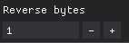 Reversing bytes
